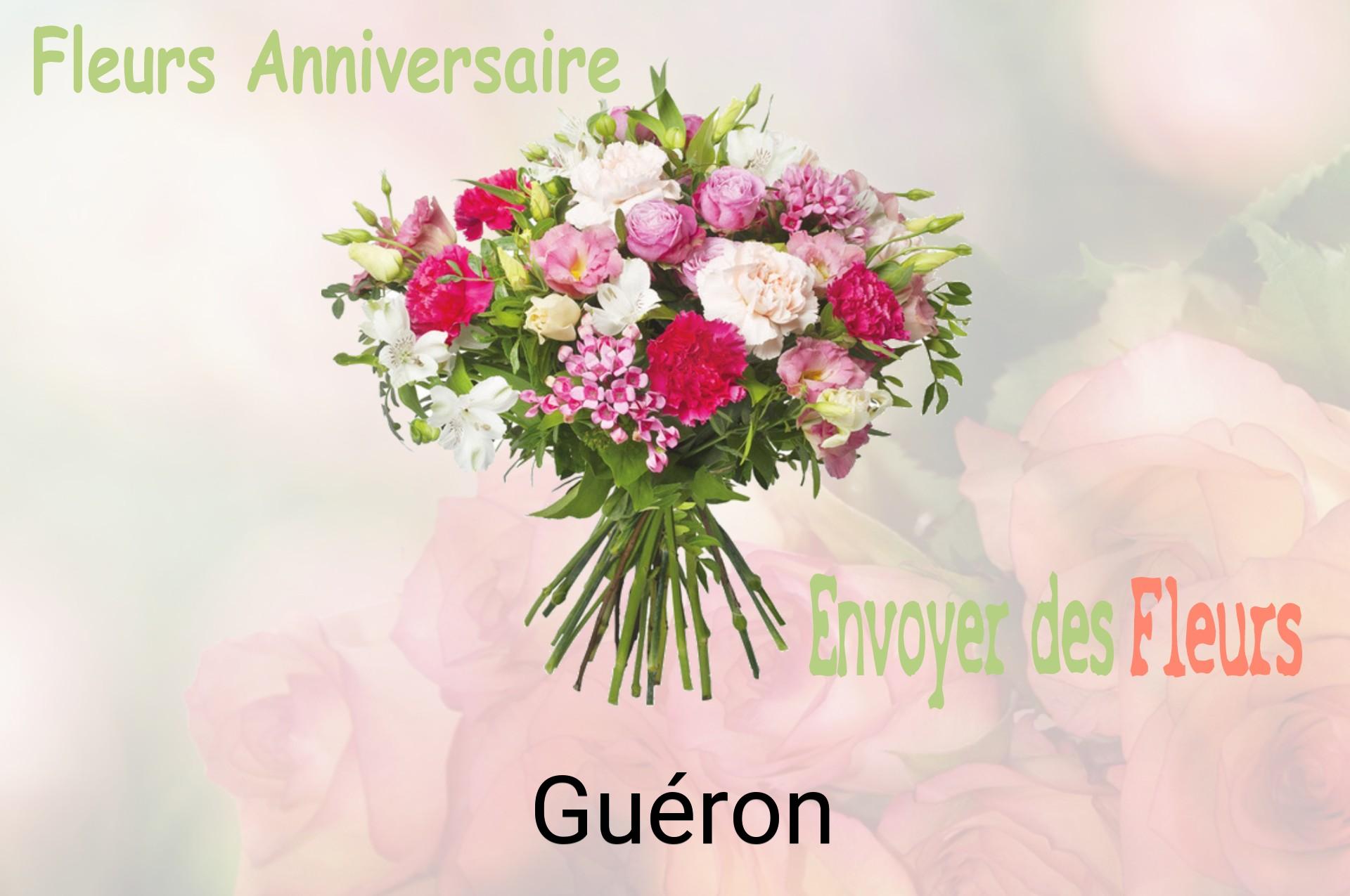 Bouquet de fleurs d’anniversaire livré à Guéron